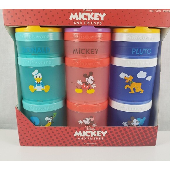Whiskware Snack Containers Disney 3 pack BPA and Phthalate-free Dishwasher Safe - Picture 2 of 16